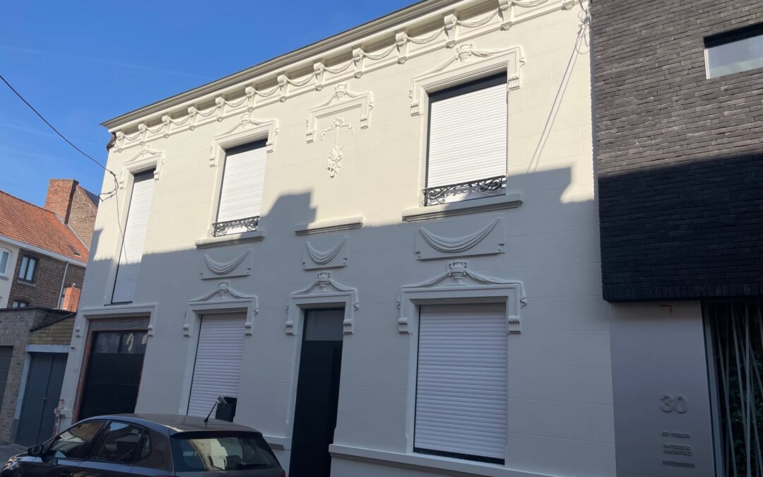 Project gevelrenovatie Ieper